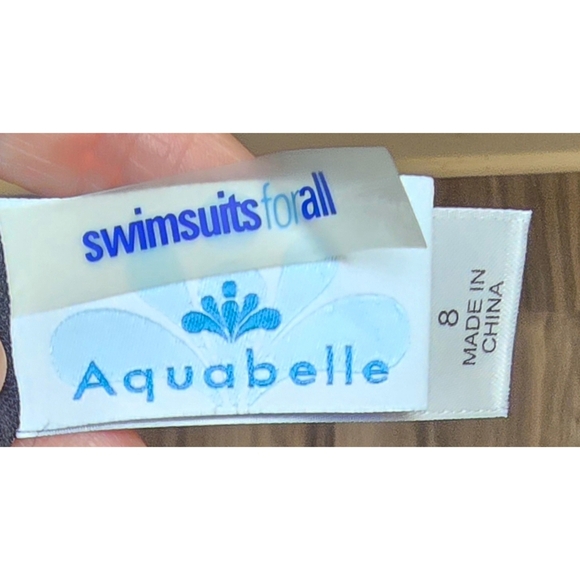 Aquabelle One-Piece Swimsuit Size 8 - Picture 5 of 8